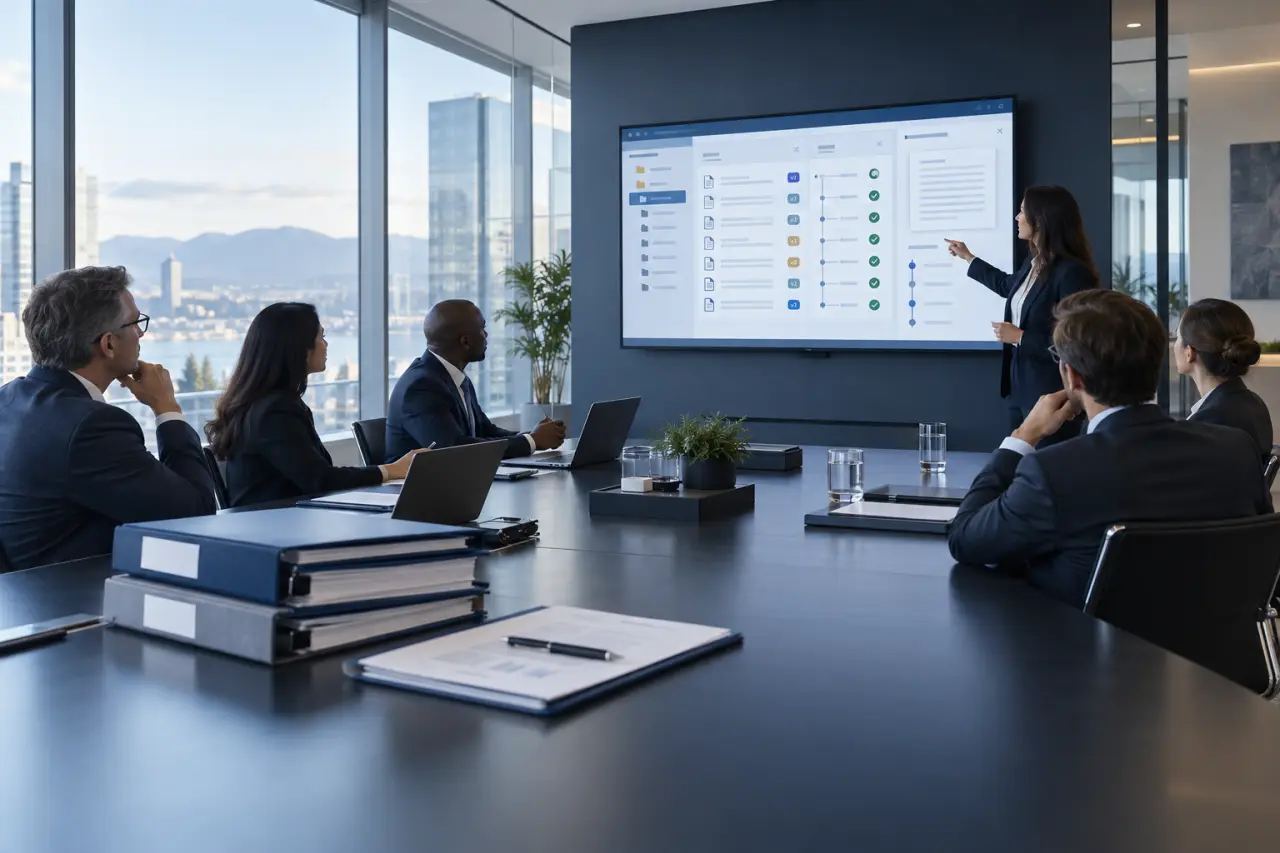 Système de gestion de documents pour la finance : retrouver la bonne version au bon moment