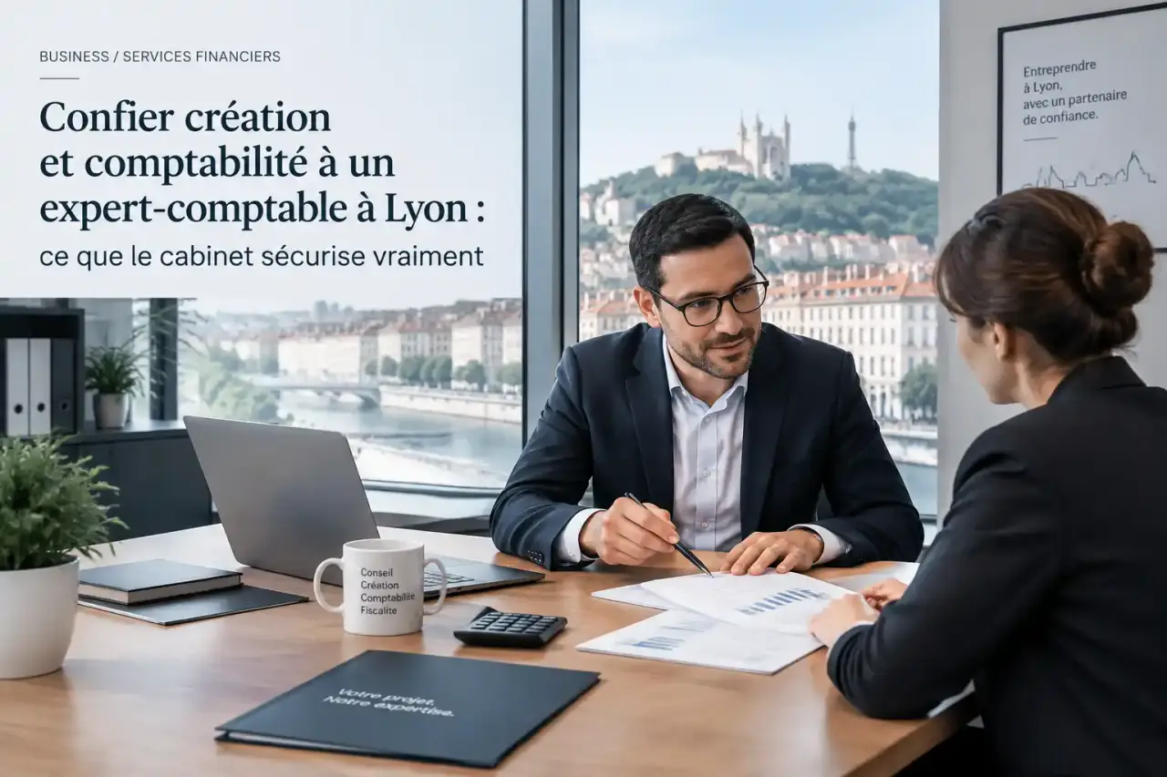 Confier création et comptabilité à un expert-comptable à Lyon : ce que le cabinet sécurise vraiment